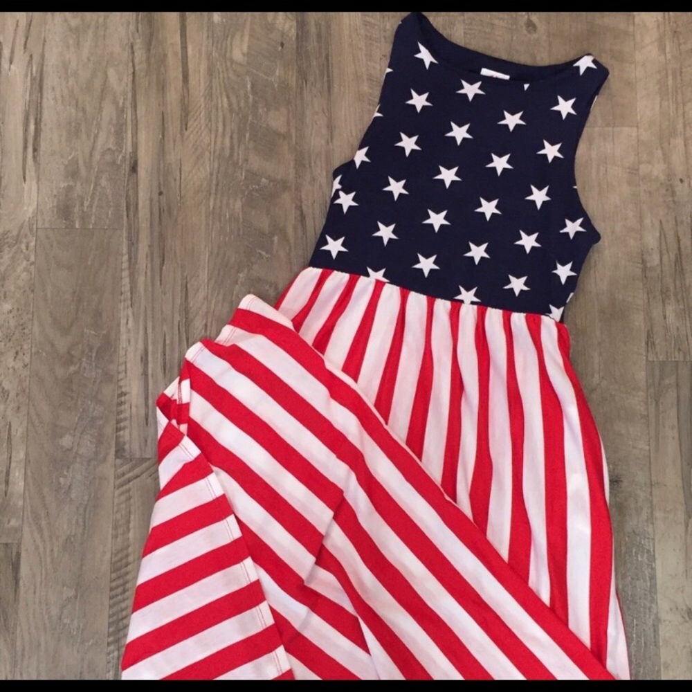 American flag fourth of July dress!